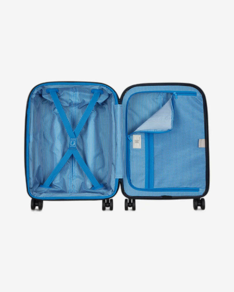 DELSEY Paris  Delsey Flanerie SE 66cm Check In trolley, black, 4 spinner wheels, polycarbonate hard shell, expandable, TSA lock, dual handle, spacious interior, 5-year warranty  | Best Price UAE